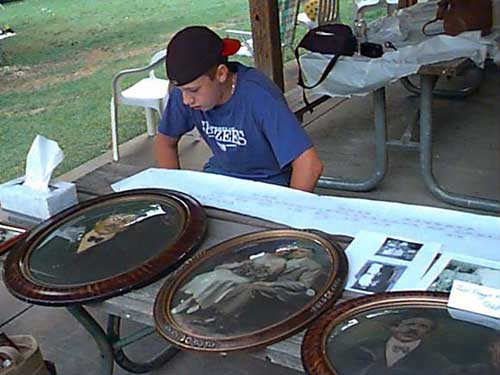 Chris Benz looks at family tree