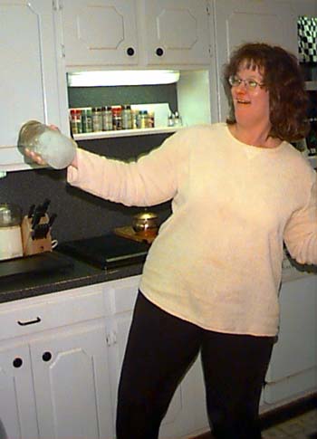 Lara shakes it