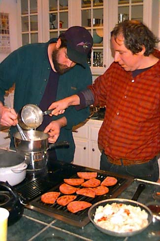 Jordy and John cook